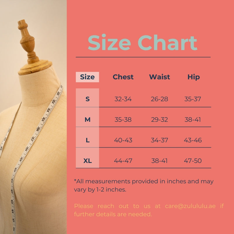 Size guide chart